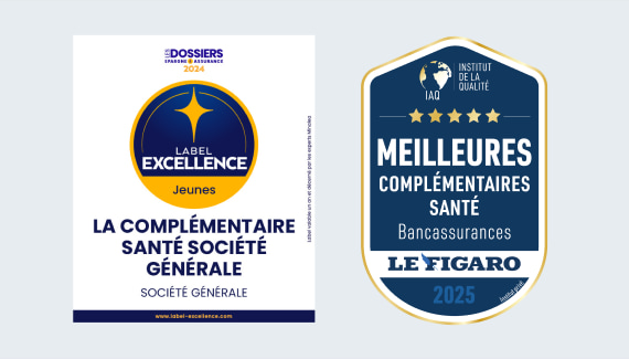 Labels d'excellence de l'assurance santé Société Générale