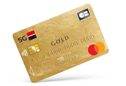 Carte bancaire Sobrio cb Gold Mastercard