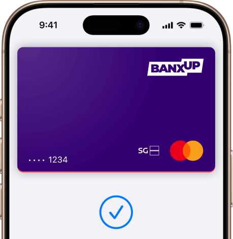Apple Pay avec BANXUP, sa nouvelle carte sur son iPhone