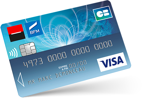 Carte bancaire CB Visa Classic BFM