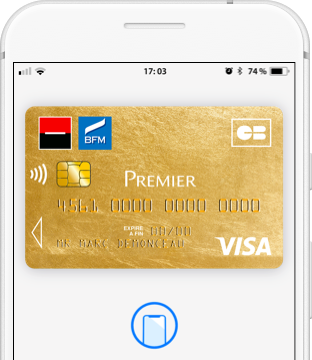 Paiement mobile Paylib et Apple Pay Sobrio et Visa Premier BFM