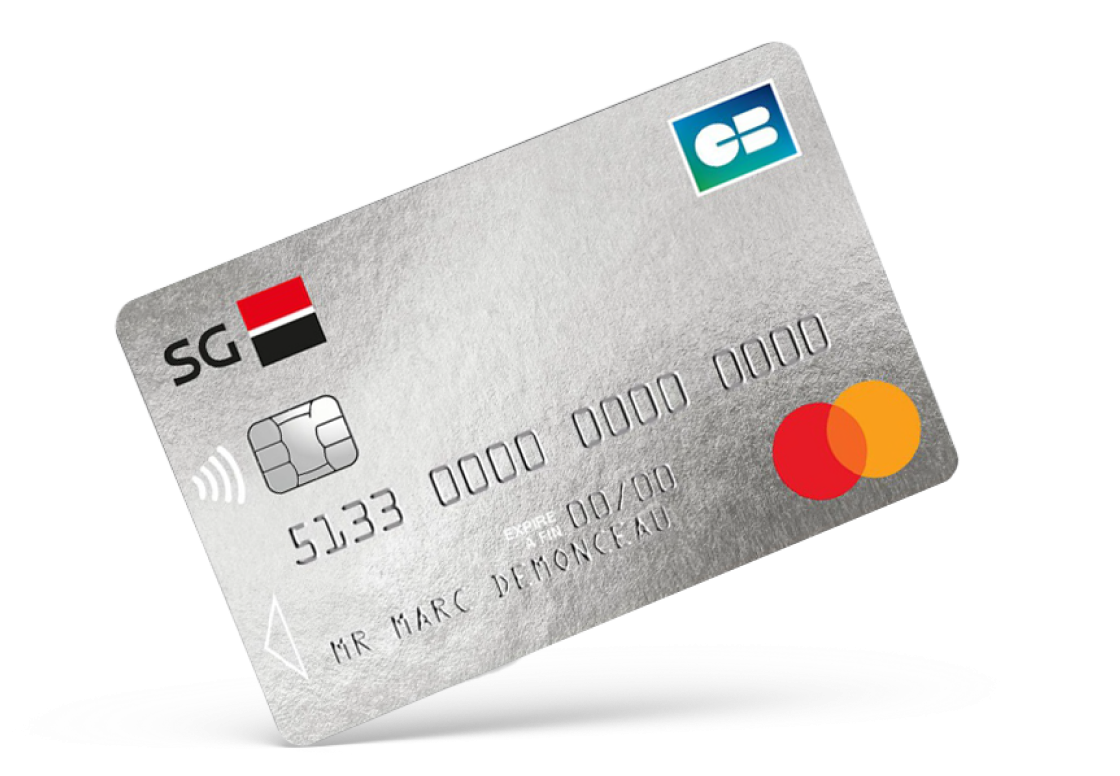 Carte bancaire CB Mastercard - SG